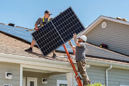 lắp đặt pin mysolar tại nhà dân